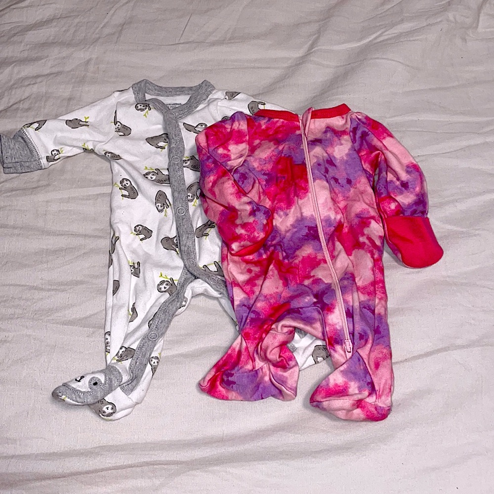 Preemie sleepwear onesies